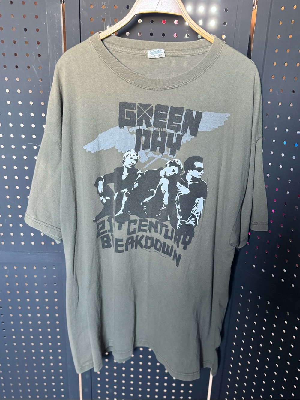 Delta Olive Green 21st Century Breakdown Graphic Tee